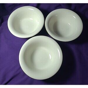 Hall Vintage Berry Bowls # 391 ( Set of 3 ) Green 5 1/4" x 2"